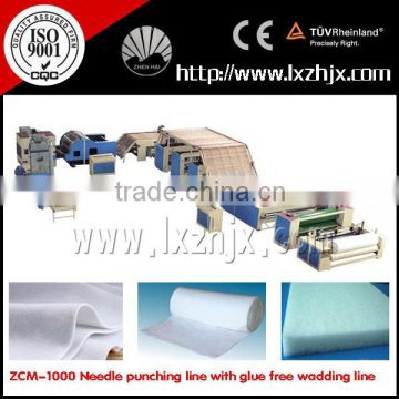 ZCM-1000 new type needle punching wadding production line