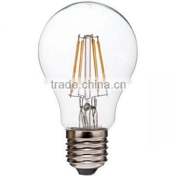 A60 E27 4W led filament bulb light