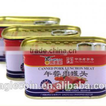 pork luncheon meat China factory hot sale 198g OEM product