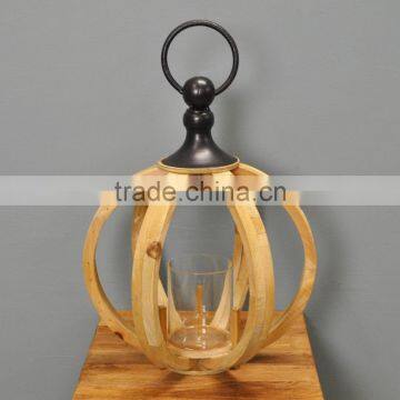 Ruond Wooden Lantern | Outdoor New Year Lantern