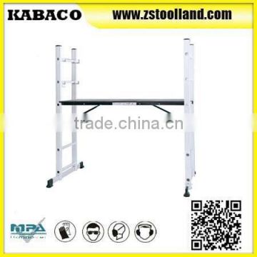 Multipurpose aluminIum folding scaffold ladder