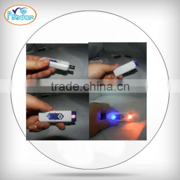 Wholesale best quality hot popular cheap rechargeable usb lighter.Different colors usb lighter with free logo printing