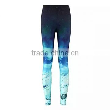 New shiny yoga pants,2016 digital print women leggings wholesale yoga pants