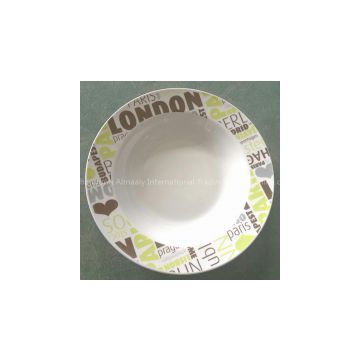 Ceramic Soup Plate&8 Inch Ceramic Soup Plate