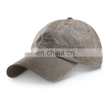 Washed cotton worn-out short brim blank unstructured baseball cap