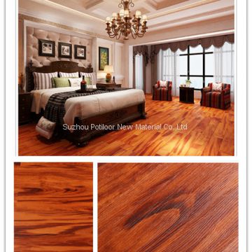 Wood effect vinyl flooring PVC low maintenance click lock system soundproof waterproof plastic floor covering