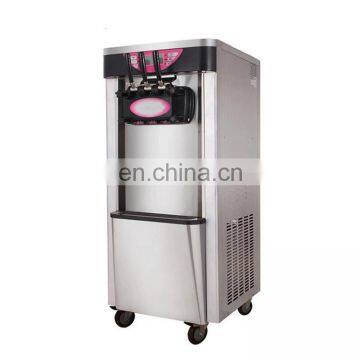 2 Square Pan Big Thailand Rolled Ice Cream Machine with Glass Shield and Lighbox