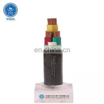 0.6/1kV Copper/Aluminum Conductor XLPE insulated 4 core power cable