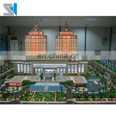 hotel miniature building model, scale model for architectural design