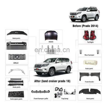 New Arrival Car Conversion facelift Upgrade Body Kits For Toyota Land Cruiser Prado 2014 Upgrade 2018