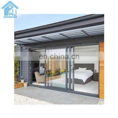 hurricane impact resistant safety aluminum used sliding glused sliding glass doors for sale