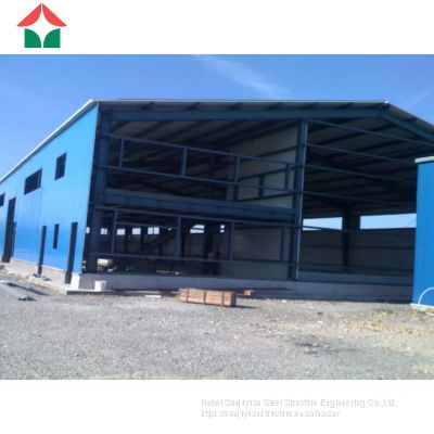 warehouse steel structure buildingcow shed farm building steel structure space