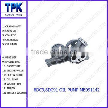 8DC9T 8DC9 8DC91 OIL PUMP ME091142