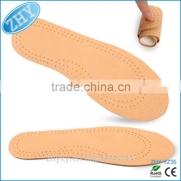 2016 High Quality Custom Leather Insoles