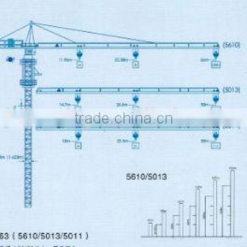 construction type Hot sale and high quality QTZ63(5610/5013/5011) Tower Crane
