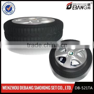 tire shape ashtray,ashtray with car key shape lighter set