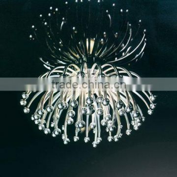 Chrysanthemum lamp Chrome Chandeliers Pendant light For Home Hotel Restaurant Decoration