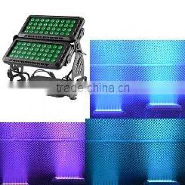 72x10w rgbw quad outdoor led wall light