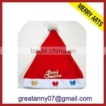 2014 christmas decoration christmas elf hat red beauty christmas hat sale