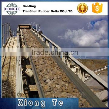 Large conveying capacity coal mine corrugated sidewall conveyor belt