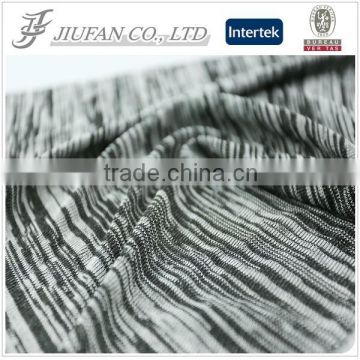 Jiufan Textile 2014 Hot Sale Soft T/R 50/50 Polyester Viscose Fabric Composition Melange Effect Fabric