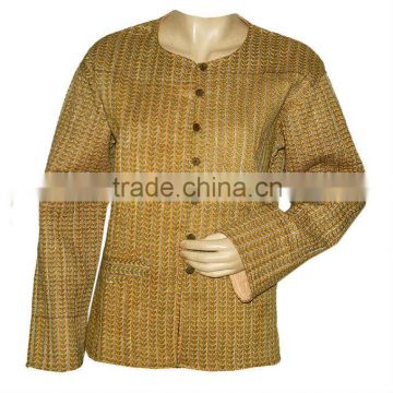 Sublime Designer Indian Nice Look Block Printed Light Weight Cotton Quilted Jackets in india
