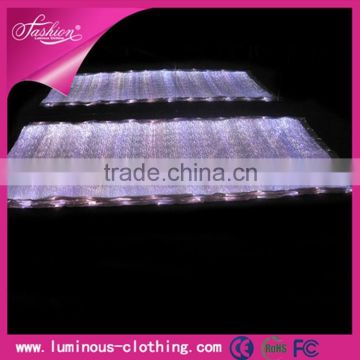 LED lighting fiber optical luminous fabric cloth wholesale fabric for dog bed
