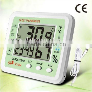 KT204 clock thermometer hygrometer