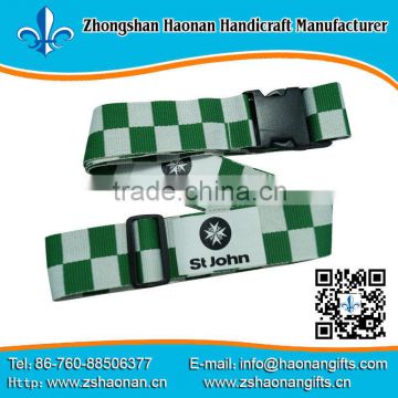 china wholesaleluggage belt festival fabric printable machine belt design colorful text for promotional gifts no min