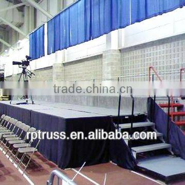Temporary Stage podium with 4x4 and 4x8 platform