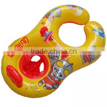 Safe Inflatable Mother Baby Swim Float Raft Kid's Chair Seat Play Ring Pool Bath