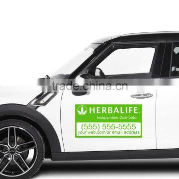 Activity magnet car sticker for custom advertising