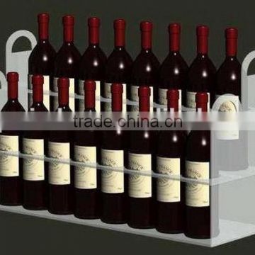 Good quality promotional rack for wine bottles