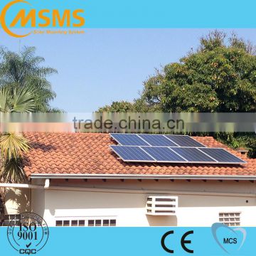 Tile roof solar mounting system