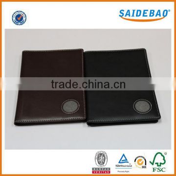 Dongguan factory direct custom High-quality leather passport holder with Multi-function pocket and Customized Logo