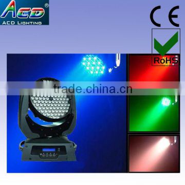 108pcs 3w led moving head zoom stage washer light