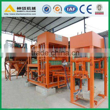 Automatic QT8-15 hydroform concrete interlock unburned brick machine