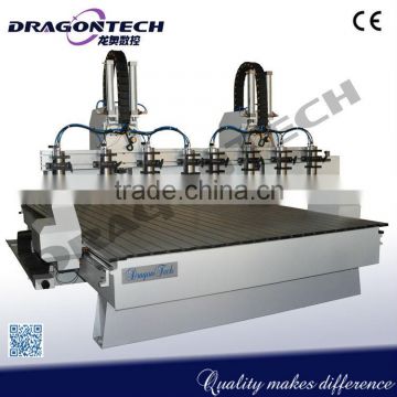 DT2030H8 wood working cnc with 8 spindles, cnc wood router machine with 6 spindles