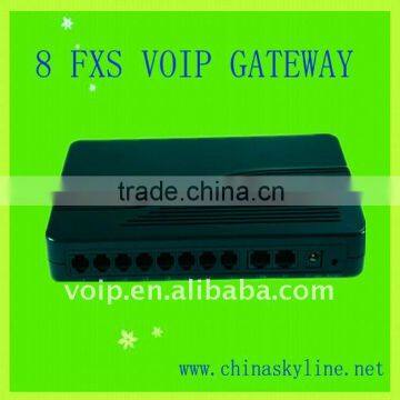 8 FXS VOIP GATEWAY Line Echo Cancellation