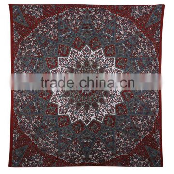Tapestry Mandala Wall Hanging Handmade Omber Design Decorative Tapestry From India