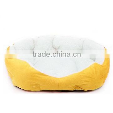 yellow colourful cute soft home pet cushion sugar pet plush cushion, sugar pet plush cushion