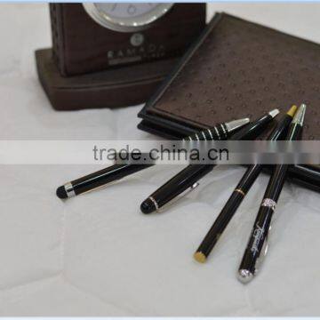 printing logo pen low price wholesale cheap slim metal company logo hotel pen