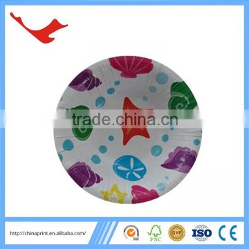 006 design custom colorful 6inch size paper bowl