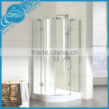 High quality best selling curved glass shower door