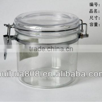 Clear Acrylic airtight canister