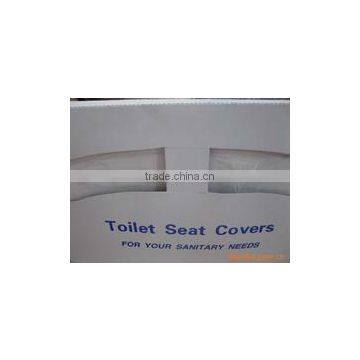 Eco-friendly 1/2 fold disposable paper toilet seat covers