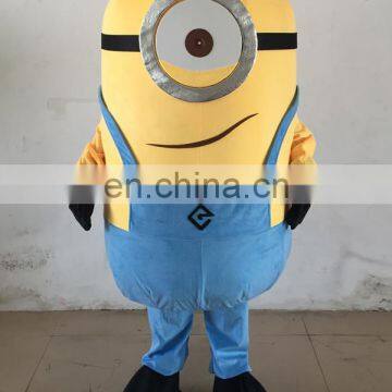 cute single eay minion mascot costume FGC-0030