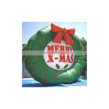 Inflatable Christmas wreath, High Quality Inflatable Christmas wreath,Inflatable Outdoor wreath