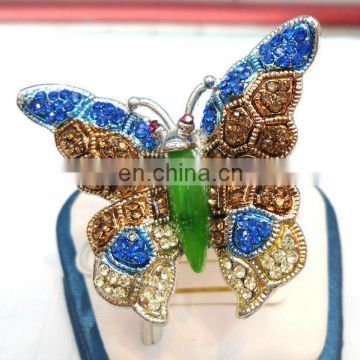 Unique design Diamond lady crystal Jewelry ring