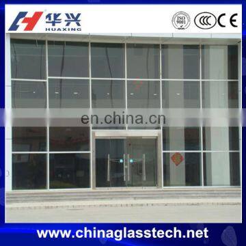 Eco-friendly no deformation safety glass aluminim entrance hospital door